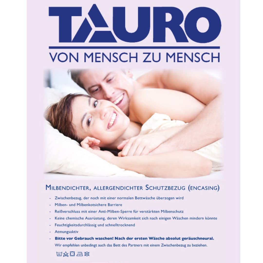 TAURO 24529 Mattress Cover, All-Round 80 x 200 cm, Encasing Mite Excrement-Proof, Height 20 cm, Now TÜV Certified - Image 4