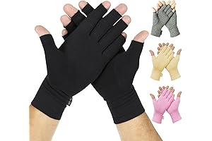 Vive Fingerless Compression Gloves for Rheumatoid Arthritis Relief