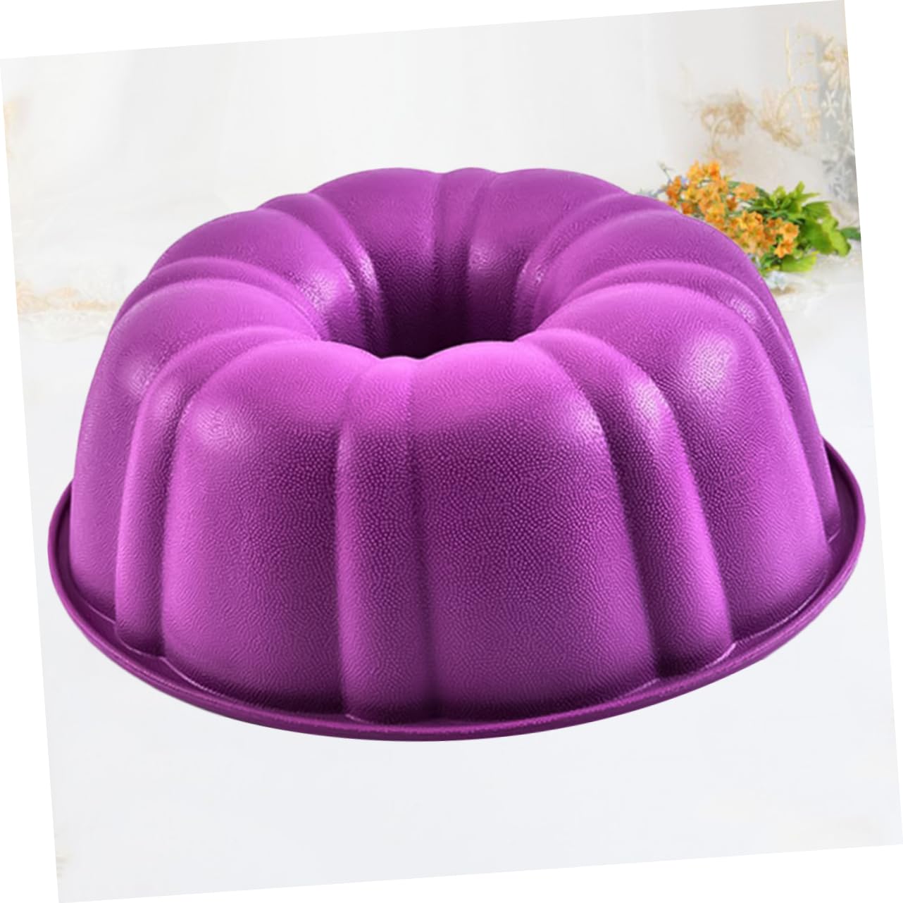 Cabilock 3piezas Molde De Silicona Para Pasteles Redondos De Antiadherente Para Tartas y Postres De Calabaza Color Aleatorio Para Hornear y Repostería