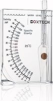 Boxtech Aquarium Hydrometer - Accurate Saltwater Salinity Specific Gravity Tester for Reef Marine Tanks