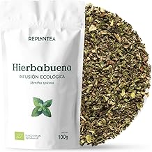 HERBABUENA ORGANIC INFUSION 100G (50 Cups) | Bulk Peppermint Infusion | Crushed Leaves of Mentha spicata REPLANTEA