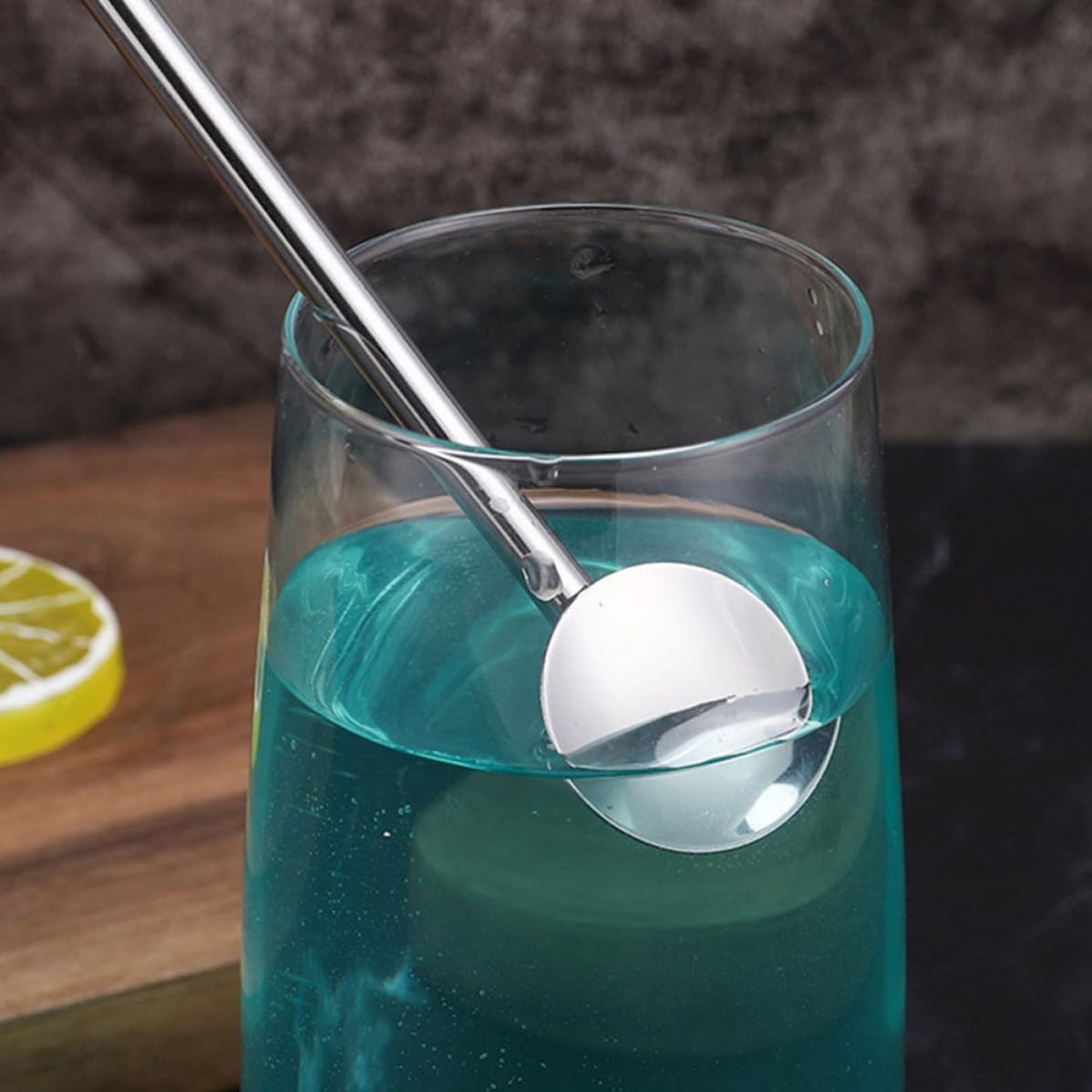 Gadpiparty Juego de Coctelería 12 Piezas Coctelera de Acero Inoxidable y Base de Bambú para Preparar Bebidas en Fiestas y Hogar