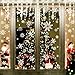 sinceroduct Christmas Stickers Christmas Decorations Clearance Window Clings Decal,108 Piece White Snowflake Decorations,Christmas Window Stickers for Kids,Wedding Birthday Holiday Party Decorations
