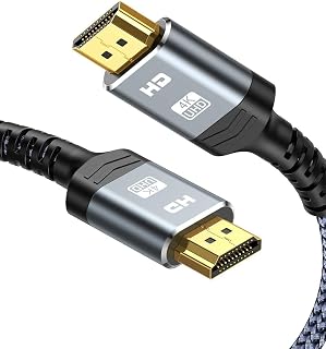 HDMI Cable 6.6ft,4K HDMI Cable Snowkids (18Gbps 4K 60Hz 3D Support, Ethernet Function,Video 4K UHD 2160p,HD 1080p for Fire TV,for ps3/4,ect)