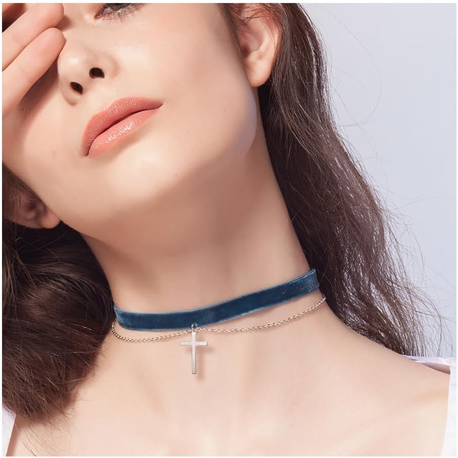 FASHEWELRY 100Pcs Stainless Steel Crucifix Cross Small Charms Pendants 25x16mm for Jewelry Making - Image 6