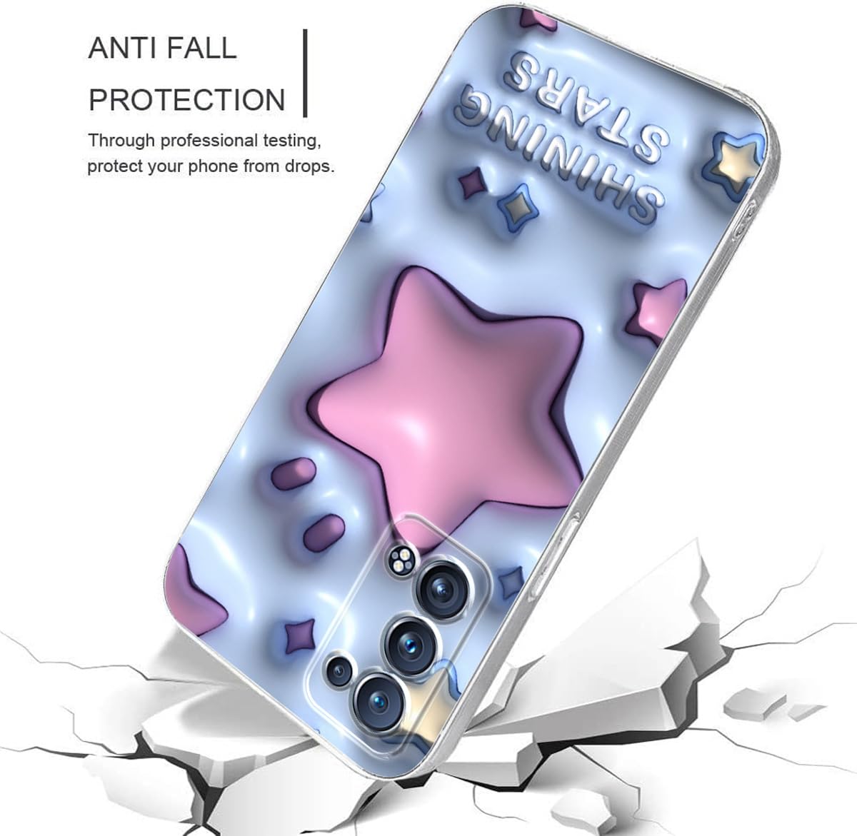 Compatibile con OPPO Find X5 Pro Cover, Custodia Armor Anello Cavalletto (Funziona con il Supporto Magnetico per Auto) Case Paraurti (Blu Navy