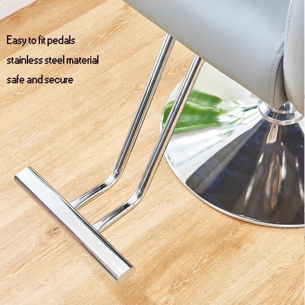Sillón de Barbería Profesional de Cuero PU, Giratorio 360° Ajustable en Altura, hasta 150kg, Base Cromada Extragrande Estable, Impermeable y Fácil Limpieza(Green,Square Chassis)