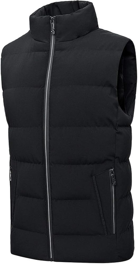Mens Down Gilet , Mens Quilted Vest , Men's Packable Down Vest for