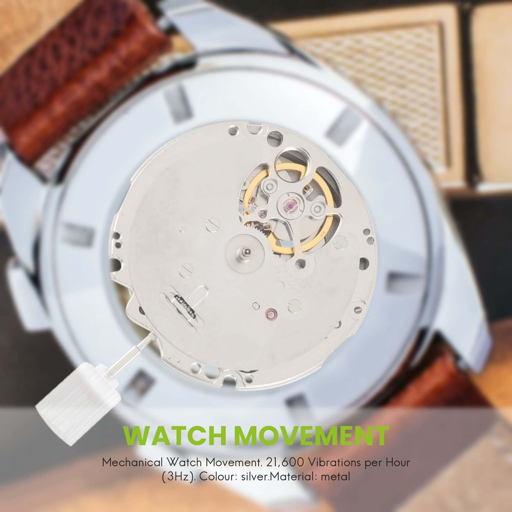 Movimiento de Reloj MecáNico AutomáTico, Movimiento Completo, Ajuste para TMI NH38 / NH38A, Repuestos, Accesorios