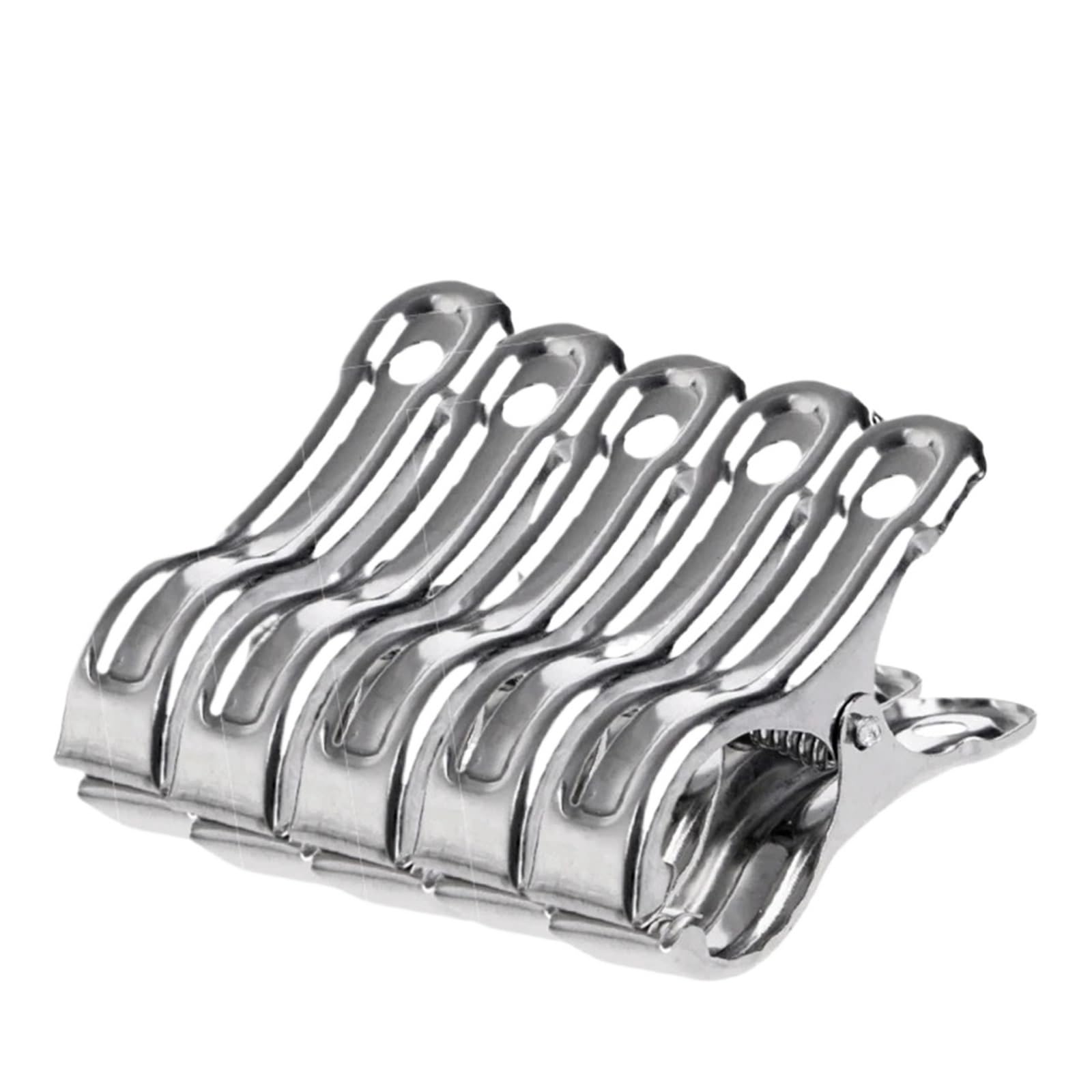 Getstree One Color Clothes Pegs For Washing Line,Stainless Steel Clothespins(10Pcs)