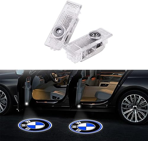 Paquete de 2 luces de proyector de puerta de automóvil luces de fantasma luces LED de bienvenida