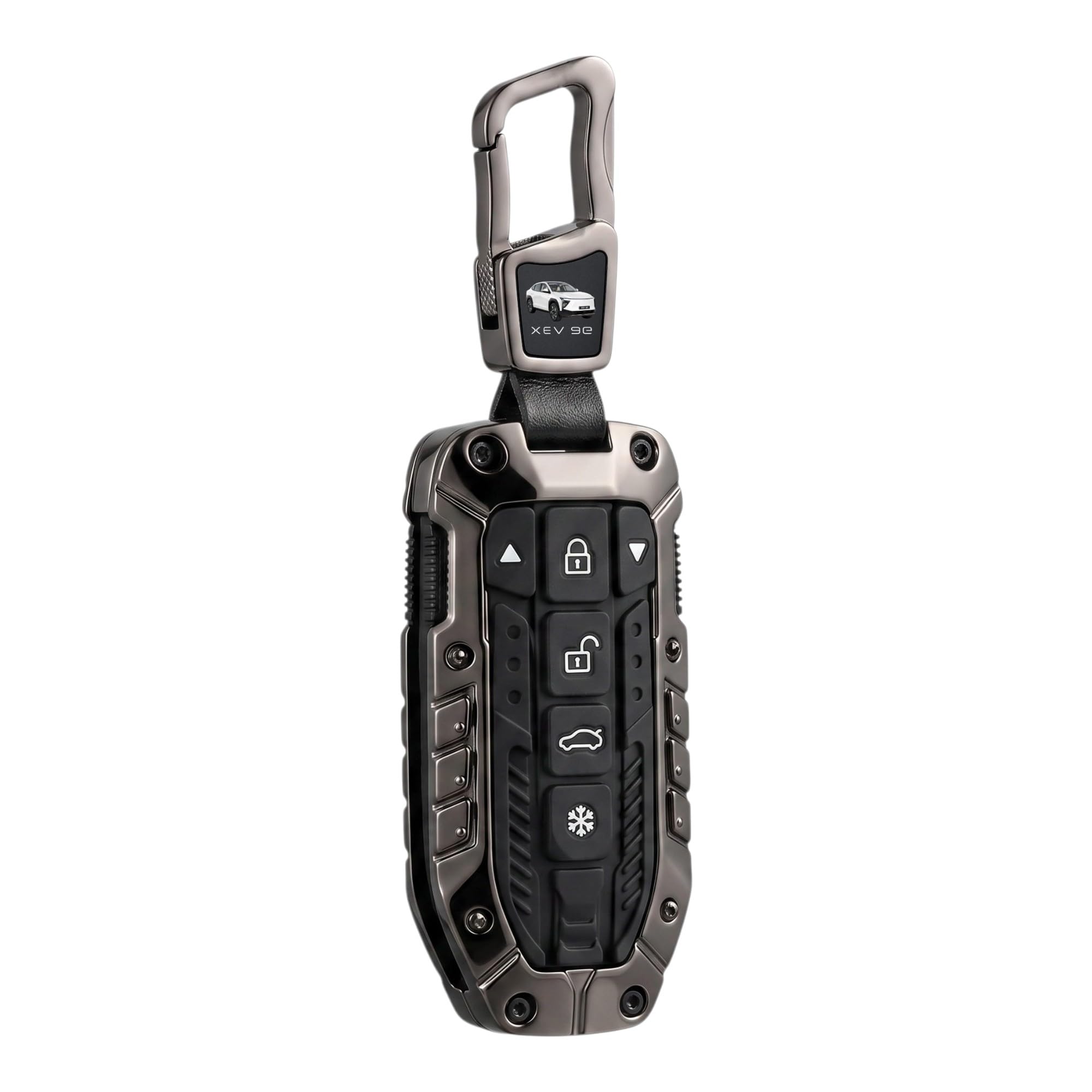 Greenworld Car Key Cover Compatible for Mahindra with Keychain | Compatible for Mahindra | Waterproof | Silicone Build | Keychain Included | Full Protection | Precise Fit-image-16