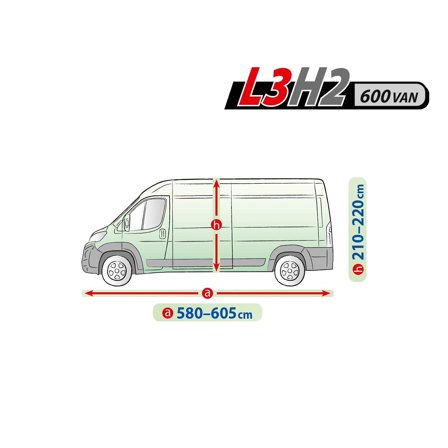 Autogarage kompatibel mit Mercedes Sprinter IV Standard Furgon ab 2023 Schutzhülle Car Cover Autoabdeckung Wasserfest & Extrastark Atmungsaktive Autoplane