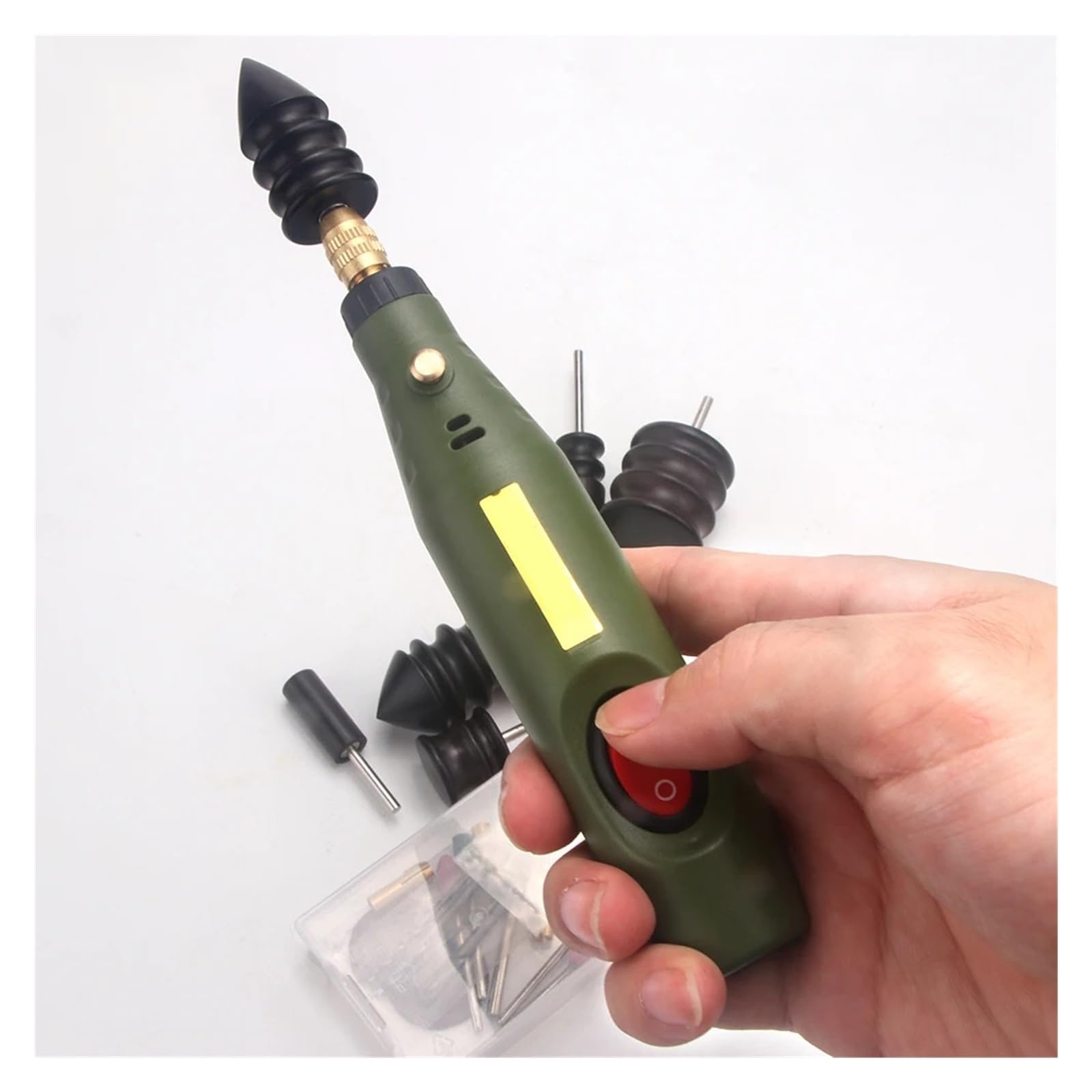 Strumenti Per Penna Per Incisione Mini Portatile For Lucidatura Della Pelle, Smerigliatrice Elettrica, Smerigliatrice Rotante, Kit For Lucidatura Dei Bordi, Penna For Incisione, Punzone For Perle, Fai