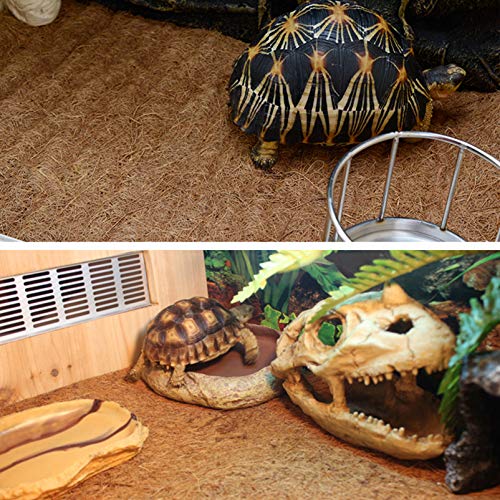 DOITOOL Esteira da Fibra De Coco Tanque Almofada Almofada Tapete Pet Terrário Forro Dragão Barbudo 5