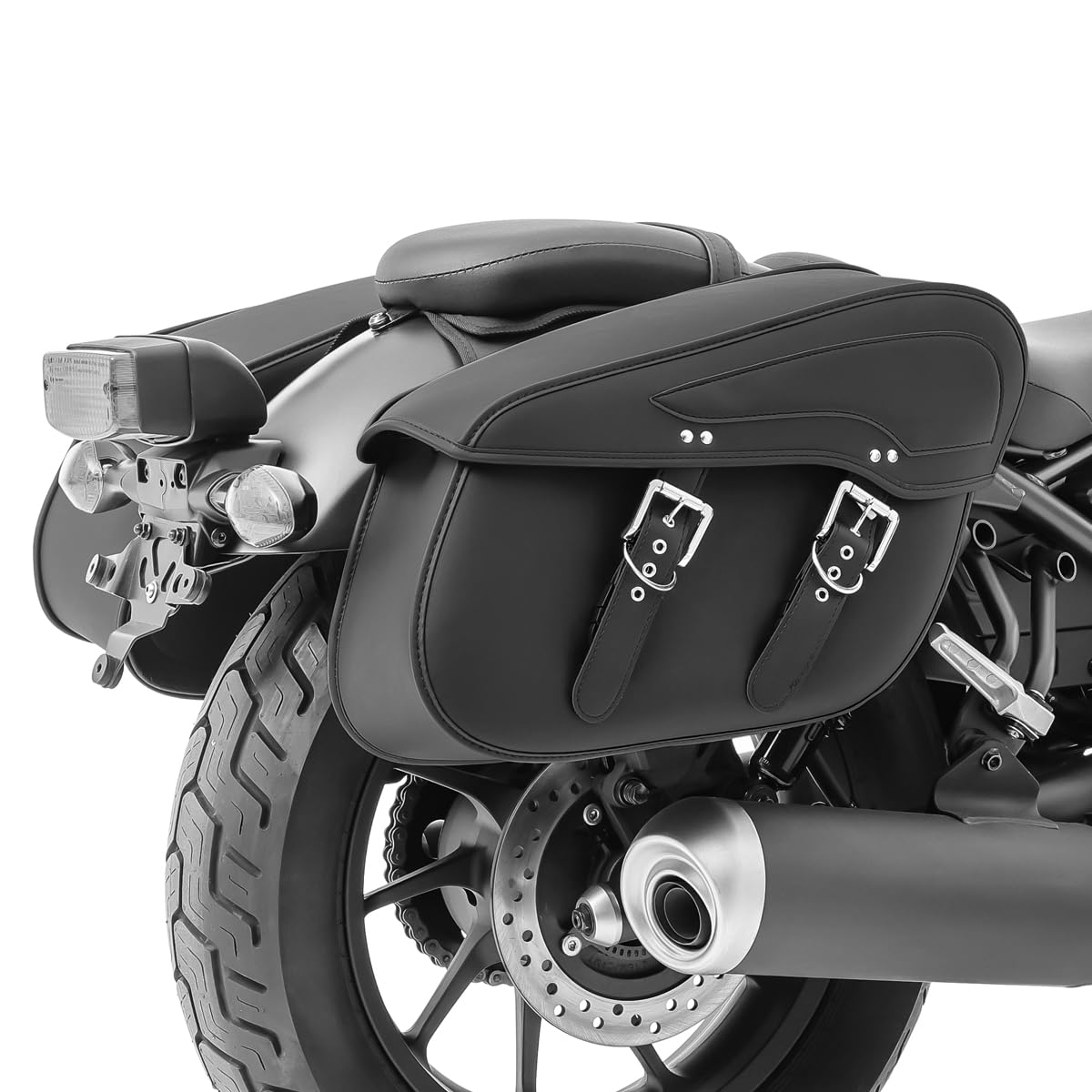 Bolsas alforja para Yamaha XVS 650 A Drag Star Classic VH5 Negro