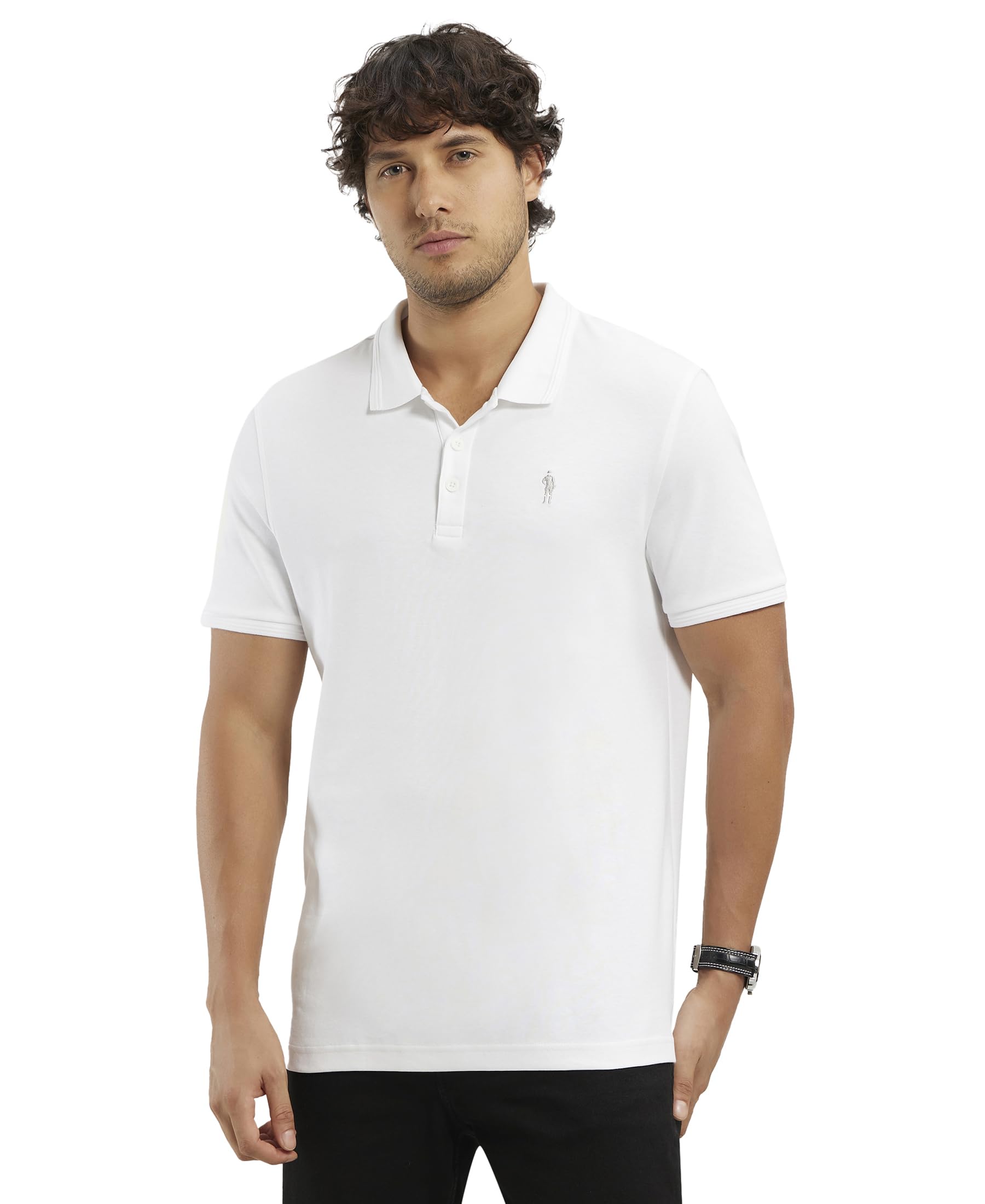 jockey 3912 Men's Super Combed Cotton Rich Regular Fit Solid Half Sleeve Polo T-Shirt-picture-51