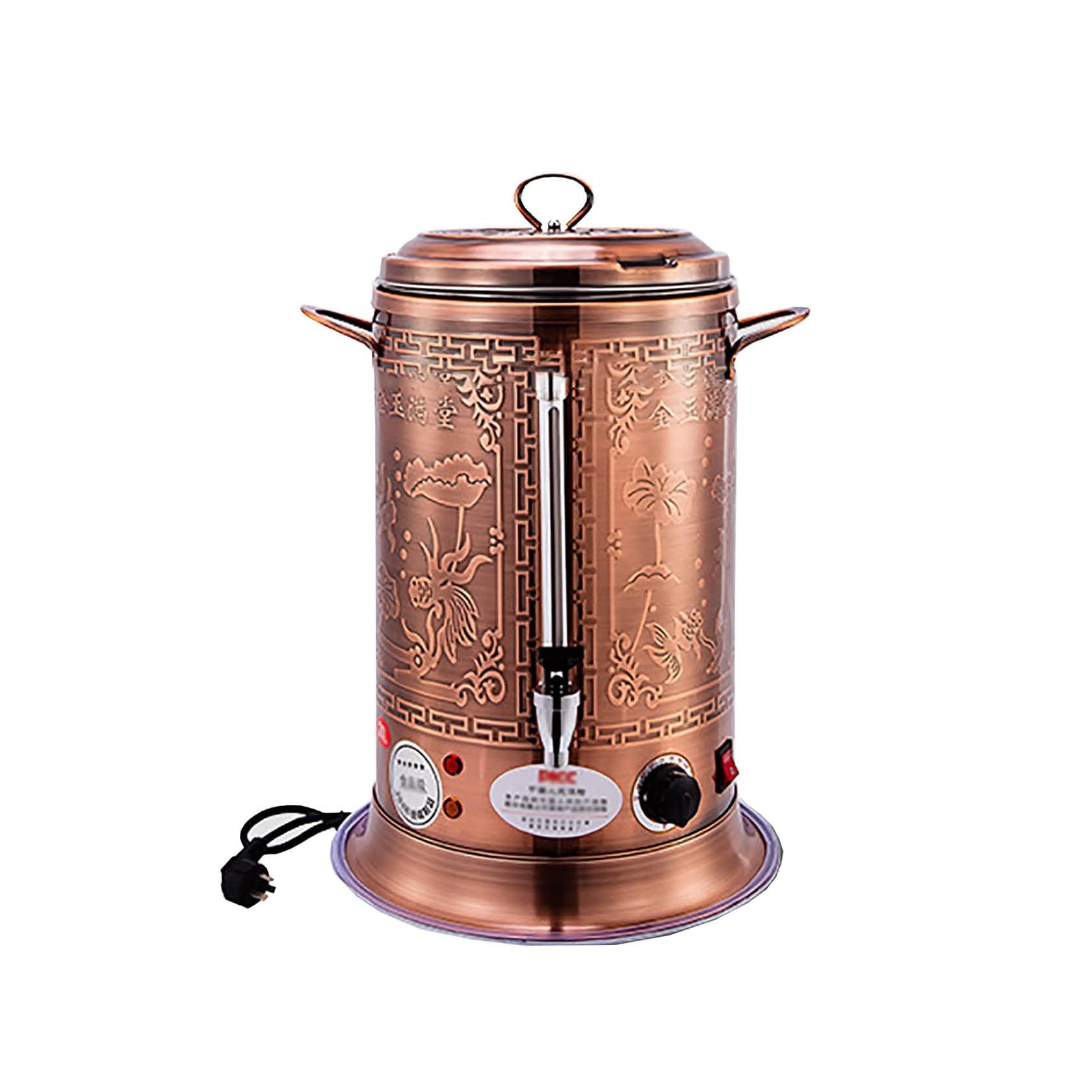 Distributore elettrico per caffè e bevande calde con impostazioni di calore regolabili e spegnimento automatico per feste ed eventi