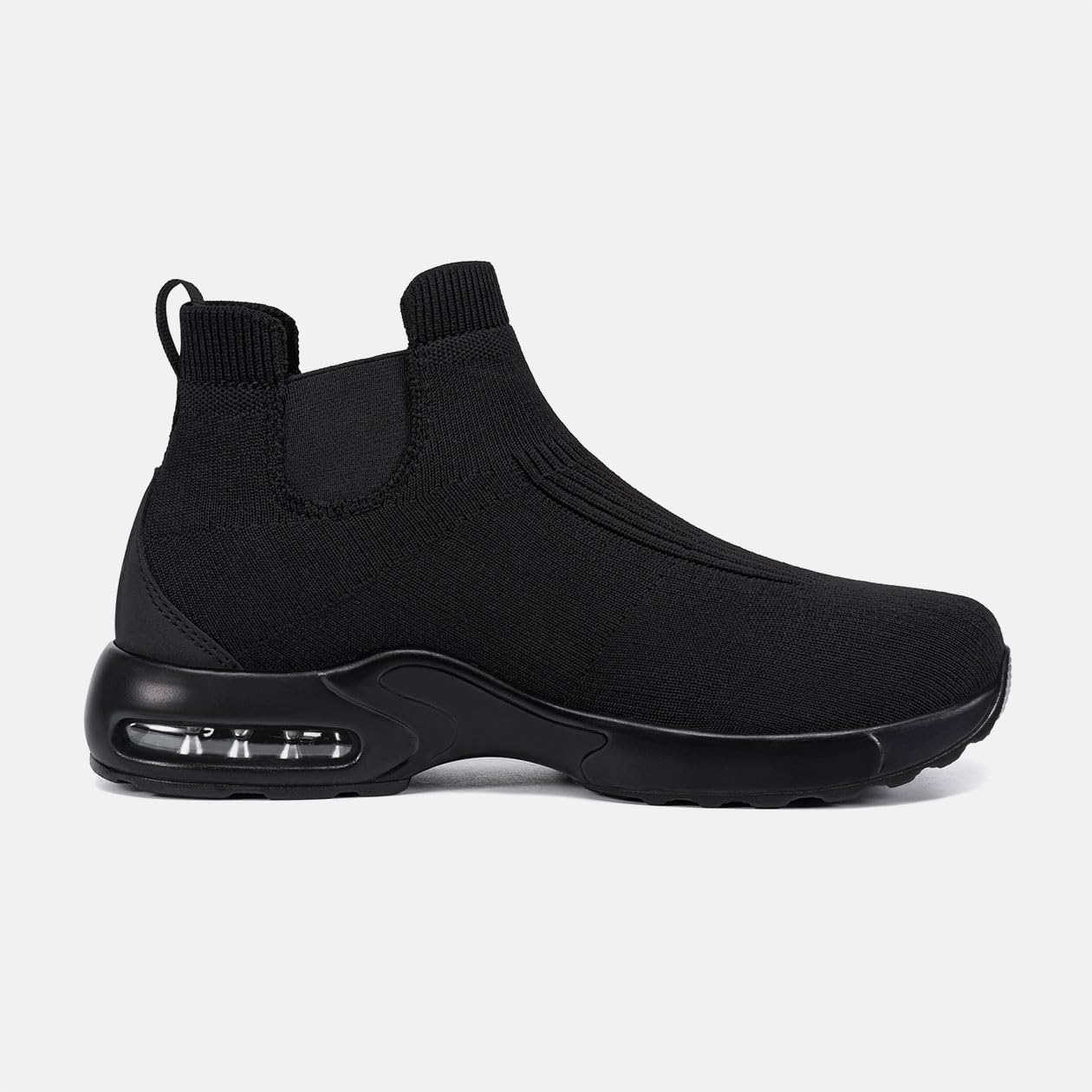 LARNMERN Steel Toe Shoes Men Women Non Slip Work Boots Water Resistant Safety Sneakers Slip On Industrial Air Cushion Chelsea Boots