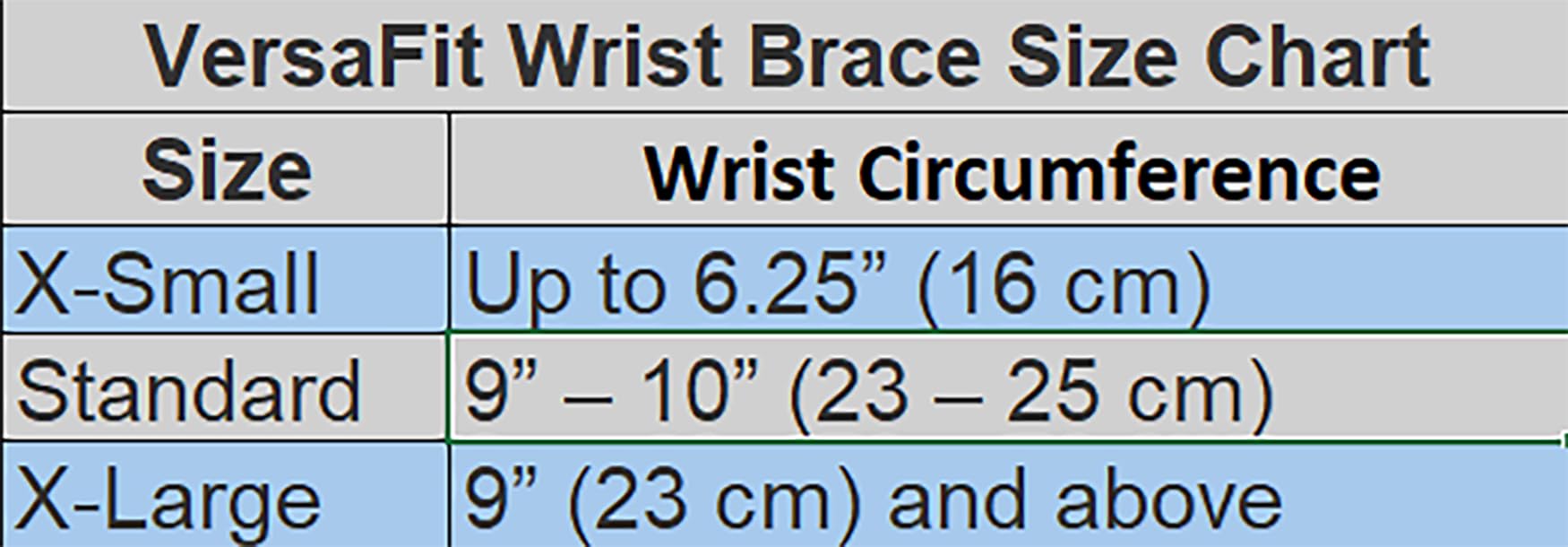 Breg VersaFit Wrist Brace with Thumb Spica (X-Small, Left Wrist)