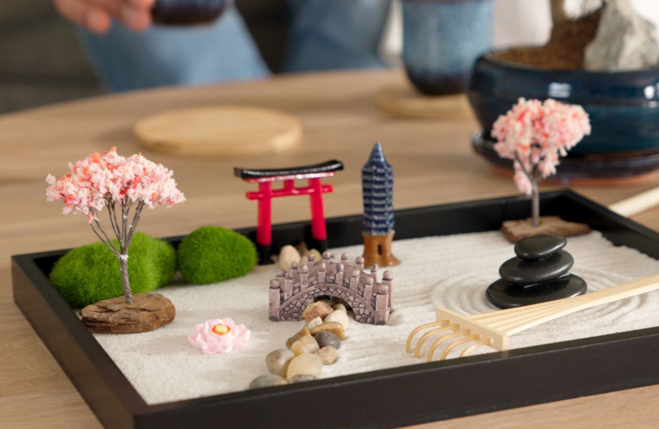 Amazon.com: Island Falls Home Zen Garden Kit 11x8in