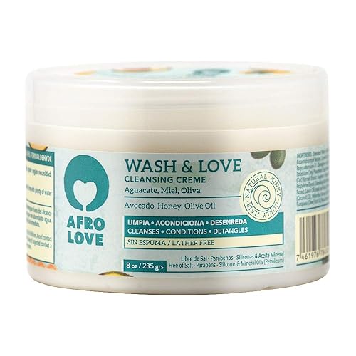 Afro Love Wash & Love Crema limpiadora 8oz