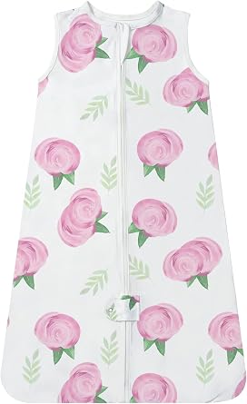 TotAha Light Sleep Sack, Stretchy, Soft, Cozy Wearable Blanket Sleep Bag with 2-Way Safe Zippers for 0-6-12-24 Months 0.5 TOG