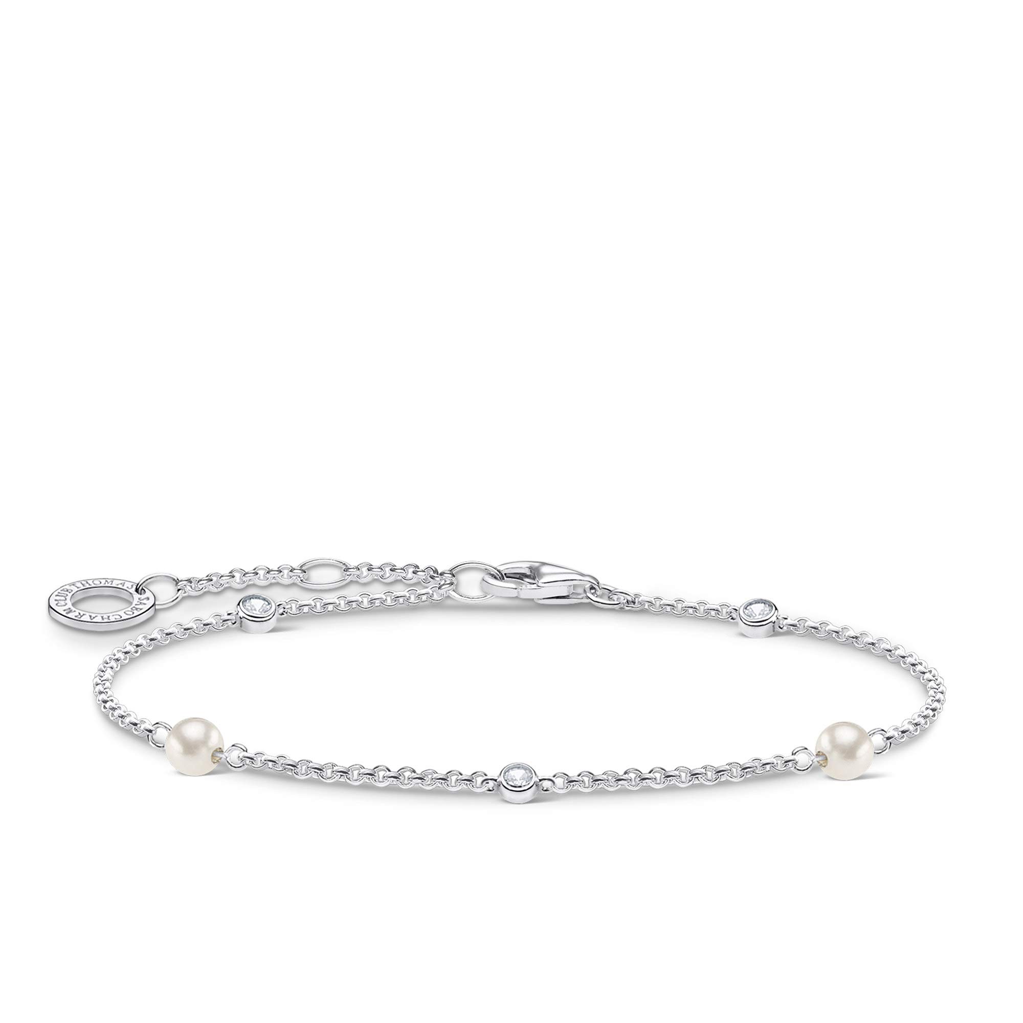 Thomas Sabo weißer Stein A1989-167-14-L19v Womens' Bracelet