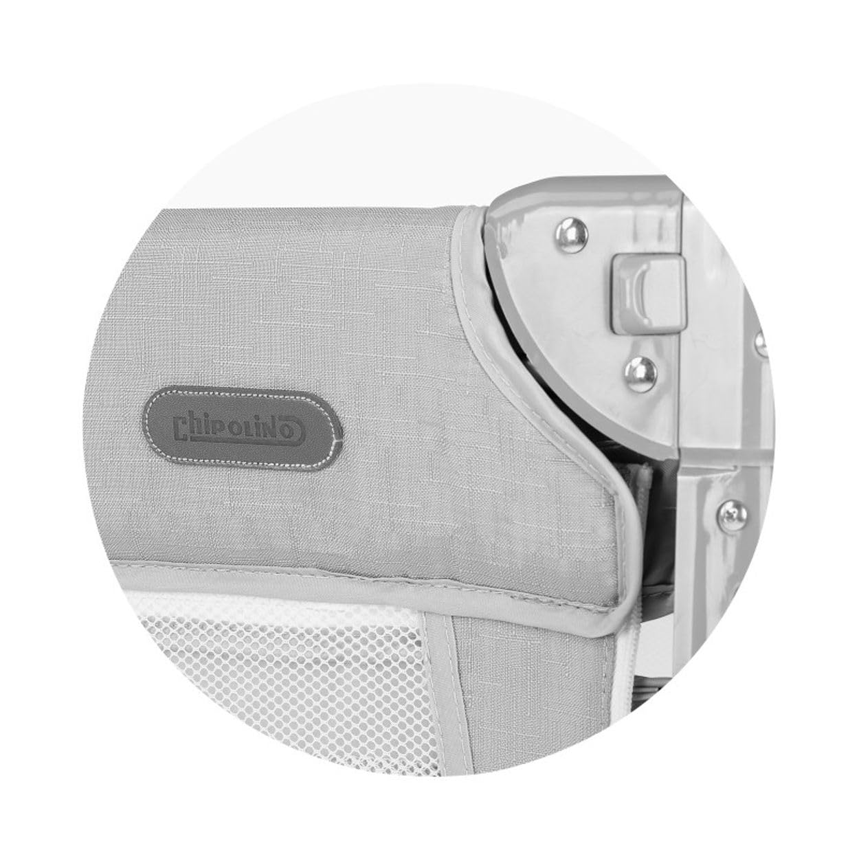 Chipolino Reisebett Glory 2 Ebenen Matratze Räder zusammenklappbar Tragetasche beige