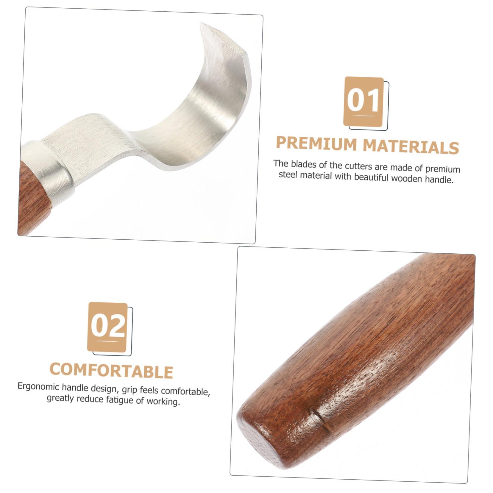 1 Set Strumenti Intaglio Legno Kit Utensili Mano Robusti Materiali Alta Durezza Precisione Taglio Tenacità Lame