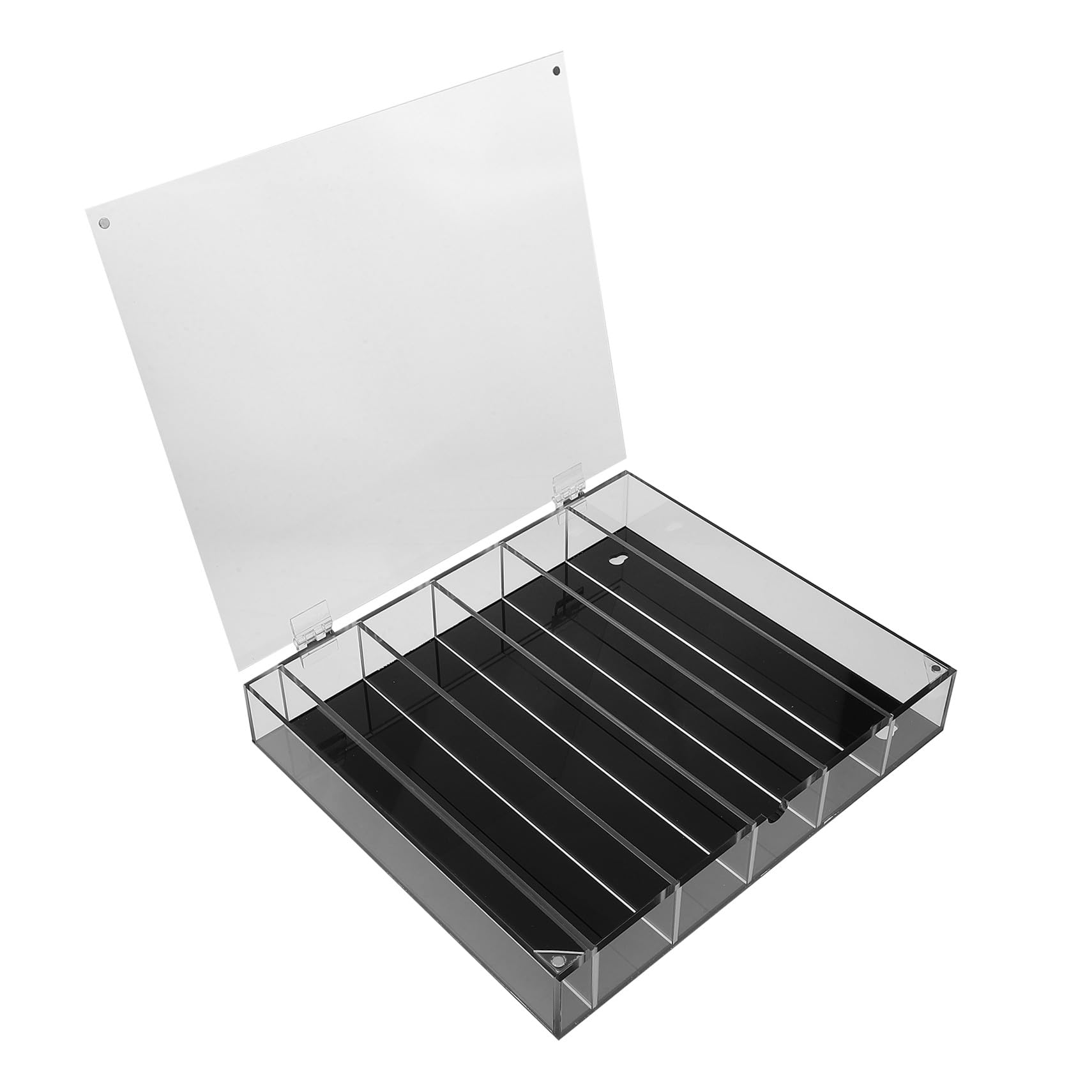 Vitrina Modelo de Acrílico Negro Multicapa para Coches de Juguete