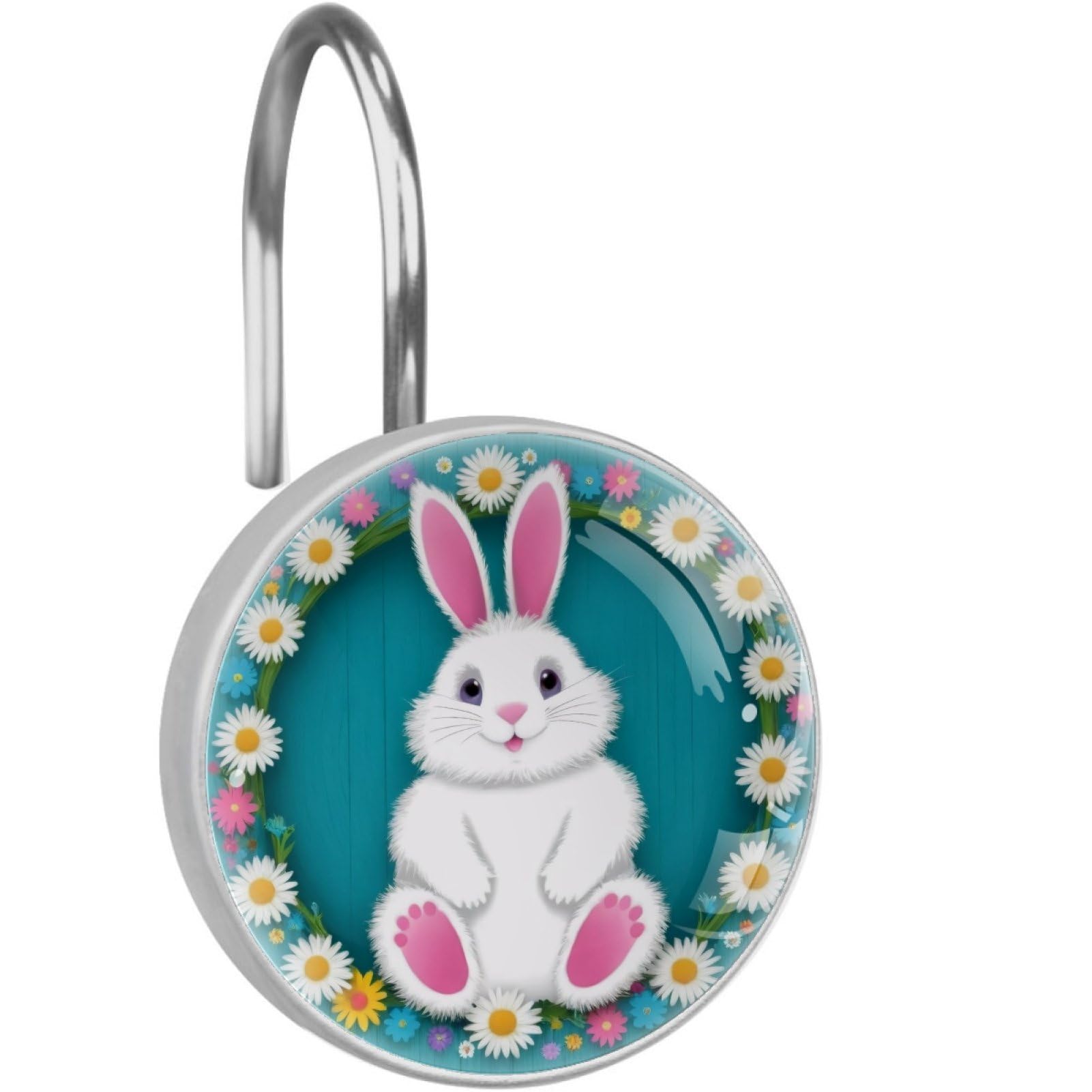 St. Patrick's Day Cat Clover Shower Hooks - Rustproof -30