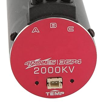 Amazon | 3674 ブラシレス モーター、安定した出力電力 4 極