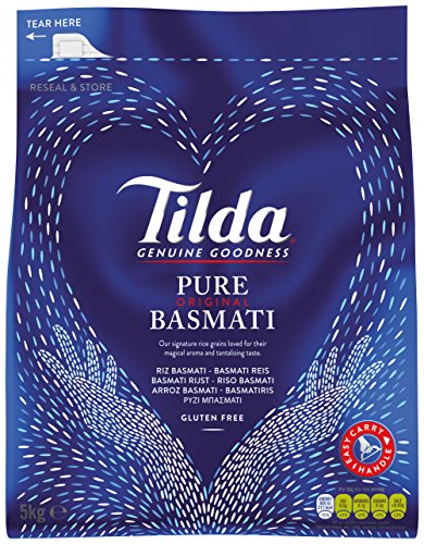 Tilda Pure Original Arroz Basmati, 5 kg, 1 unidad (1 x 5 kg)