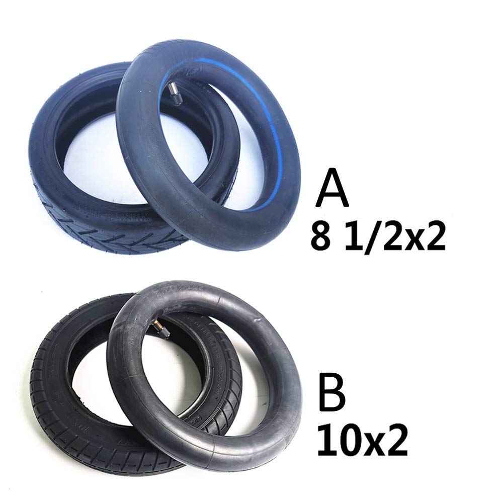 Ruote di Ricambio per Scooter Pneumatico per Scooter Elettrico, 8,5 Pollici 8 1/2X2 Pneumatici Interni ed Esterni Antiscivolo Resistenti all'Usura, Adatti per Scooter Elettrico M365 PRO(A)
