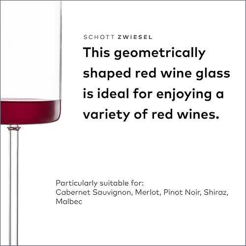 Miniatura 4 de SCHOTT ZWIESEL Modo Copa de Vino Tinto (Juego de 4), Copas de Vino para Vino Tinto, Copas de Cristal Tritan Aptas para Lavavajillas, Fabricadas en