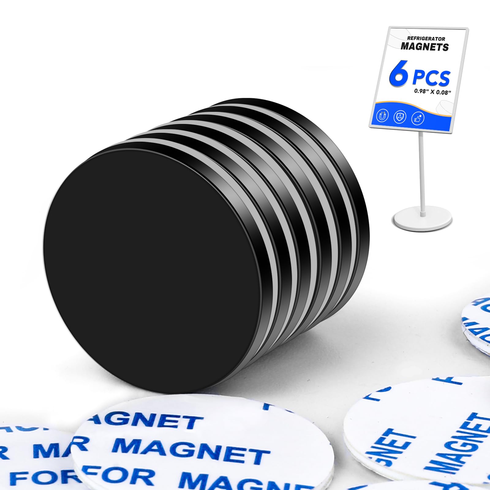 LOVIMAG Strong Magnets Neodymium Magnet 12 Pack Rare Earth 1.26x1/8 inches — Amazon image 8