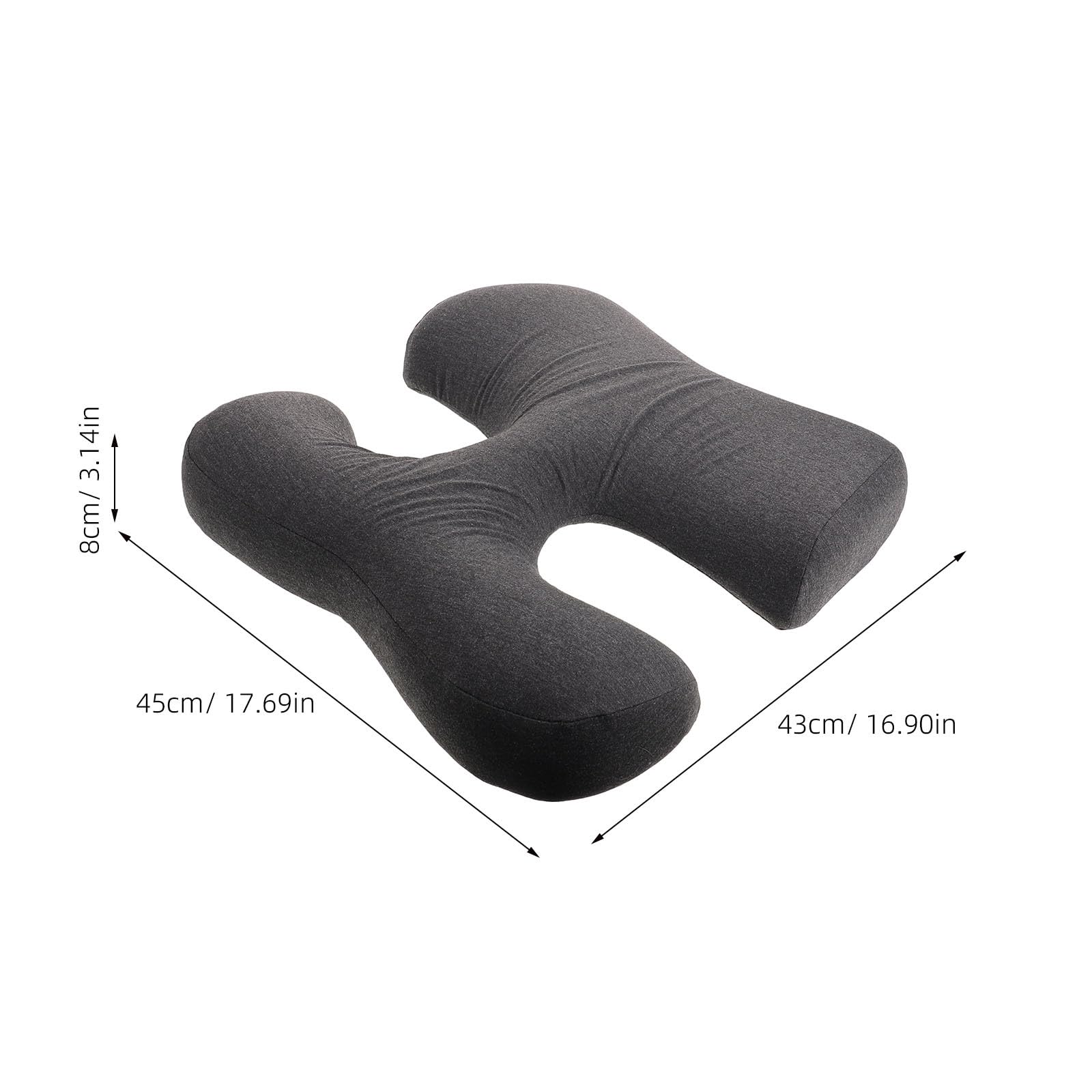Spa Massage Bauchkissen aus Memory Schaum mit Weichem Bezug und Belüftung Ergonomisches Massagekissen für Kosmetikliegen und Wellness Spa Anwendungen