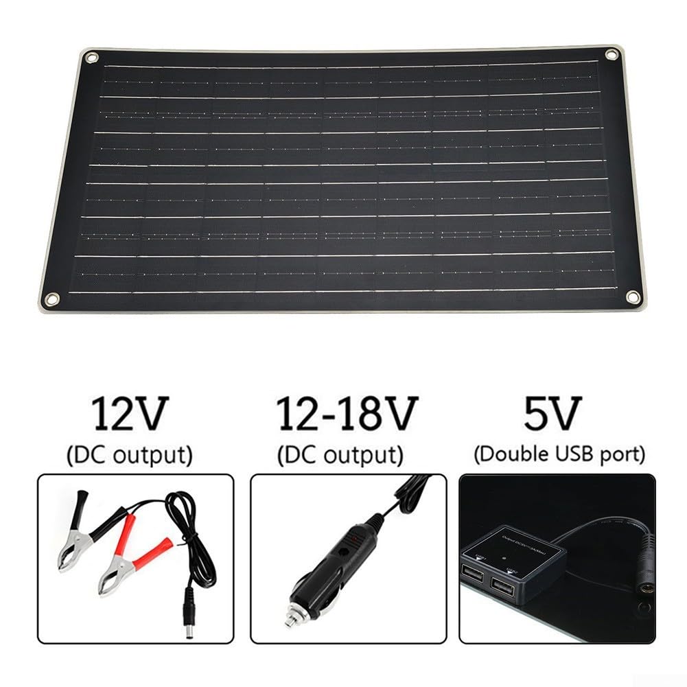 Pannello per solare Monocristallino 40W 18V Compatto Pannello
