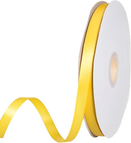 Miniatura 6 de YASEO Cinta de satén de poliéster de doble cara de color sólido, 38 pulgadas de ancho, 100 yardas de largo, perfecta para bodas, envoltura de