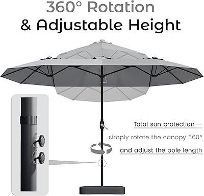 Sacs De Sable Pour Base De Parapluie DUC Nest - 2 Pièces - Toile Noire 31,5x9,5