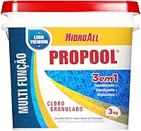 HidroAll Balde cloro granulado Propool 3 em 1 | 3 kg