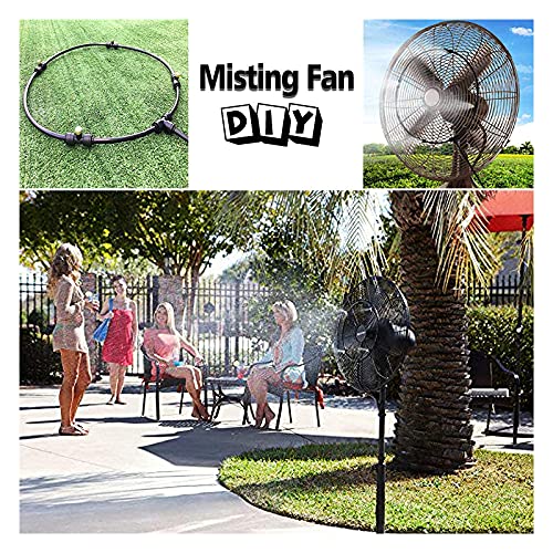 MOSINITTY 6 m/235.8 inch Misting Cooling System, Misting Line Water Misters voor Koeling Outdoor Terrassen Achtertuin… - Afbeelding 5