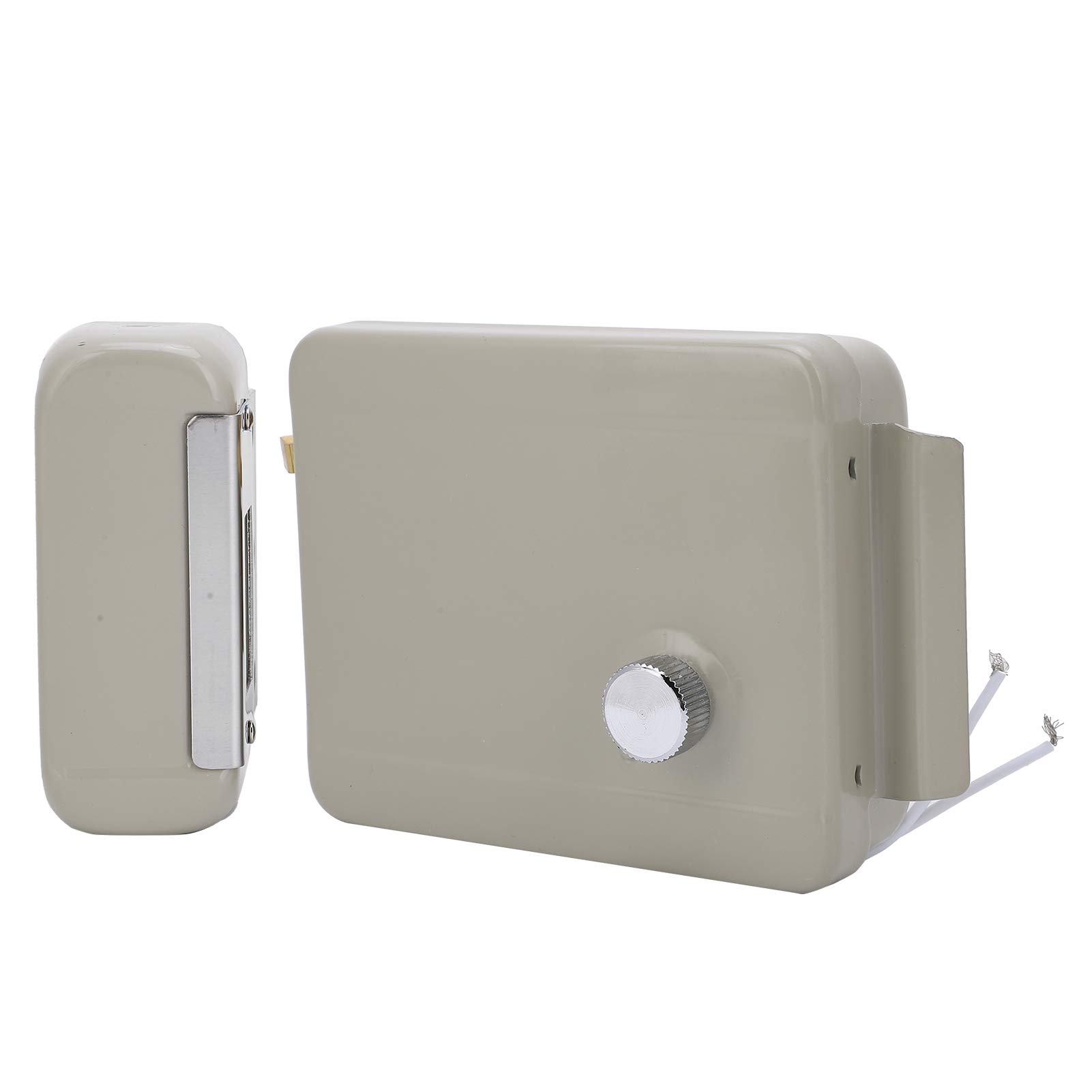 Alomejor 12V Electric Lock, Durable Anti-Theft Mechanism | Żelazo odporne na korozję, bezpieczne i niezawodne, szerokie zastosowanie, mechanizm szybkiego odblokowania
