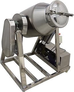 LGXEnzhuo 100L Stainless Steel Dry Powder Mixer Metal Metallurgy Powder Blender Mixing Machine Commercial Mixer for Mixing Metal Powder Food Material Abrasive and Fibrous Material 110V 2.2KW