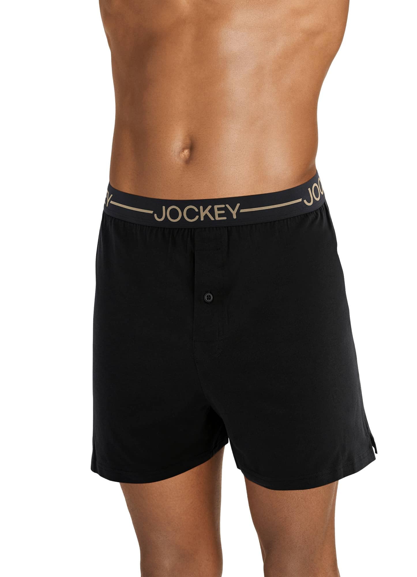 Jockey Boxer da uomo in cotone biologico elasticizzato 10,2 cm