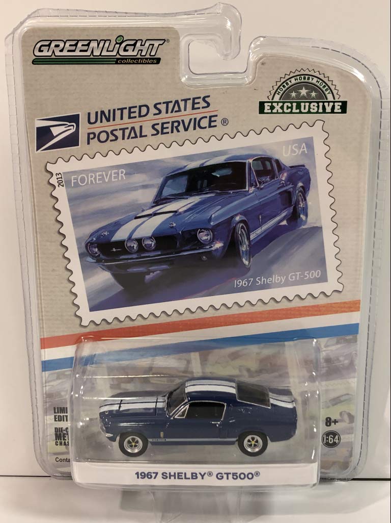 Amazon | グリーンライト 1/64 1967 シェルビーGT500 青 GL30067