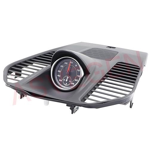 Miniatura 6 de Sport Chrono cronómetro montado tablero para Porsche 911 2013-2019, panel negro y reloj negro