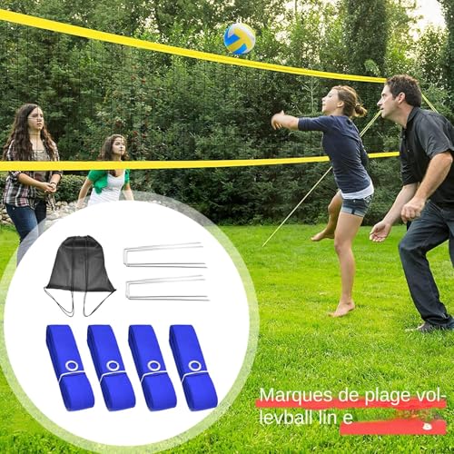 Lignes de volley-ball à montage facile - Accessoires de marquage extérieur - 2