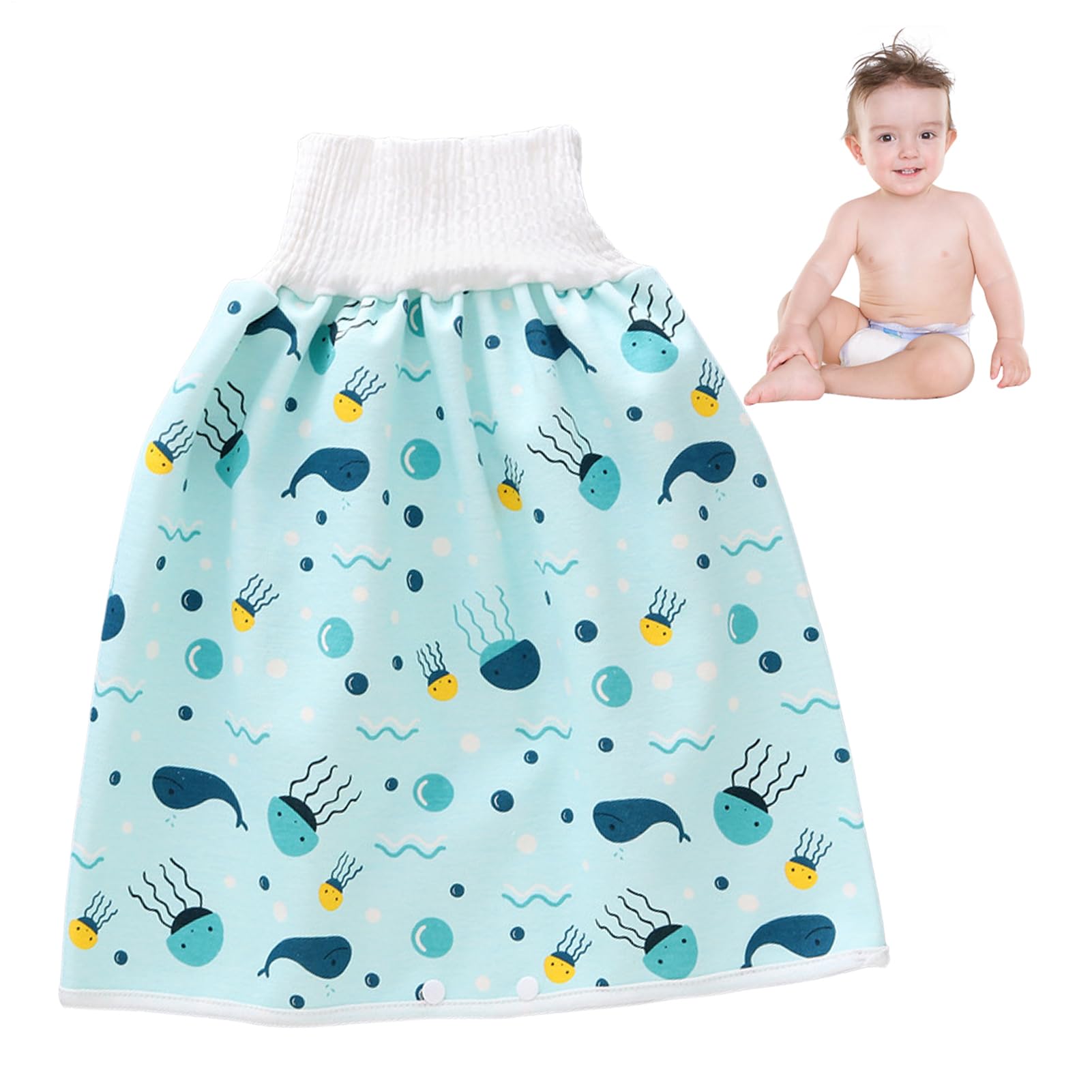 Babywindelröcke | Windelshorts aus Baumwolle | Unisex-Anti-Bettnässen-Windelhose für das Töpfchentraining